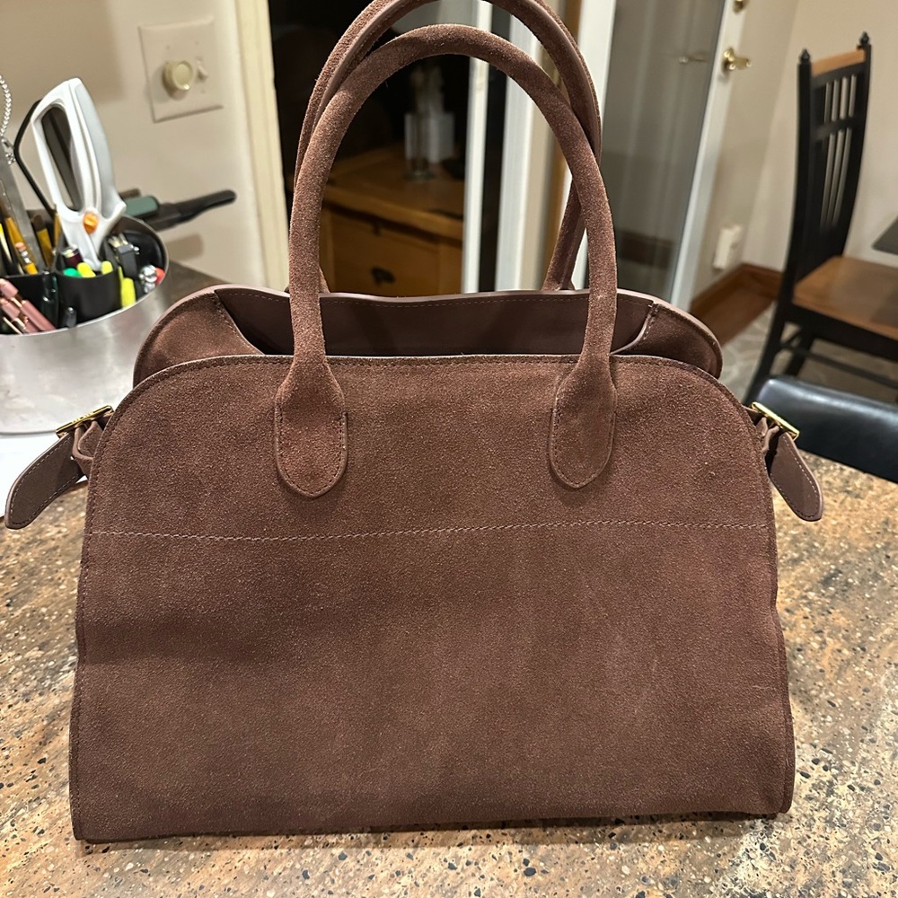Brown Suede Tote - Designer inspired - If you know, you know 😁
